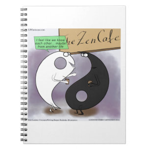 Caderno Espiral Yin Encontra Yang Zen Divertido