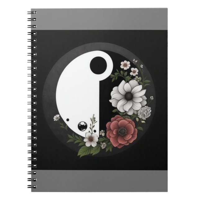 Caderno Espiral Yin & Yang (Frente)