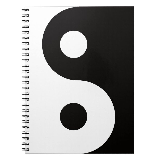 Caderno Espiral Ying Yang dualidades (Frente)