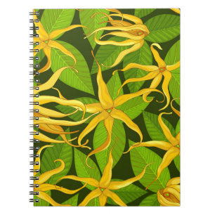 Caderno Espiral Ylang Ylang Flores Perfumadas Exóticas