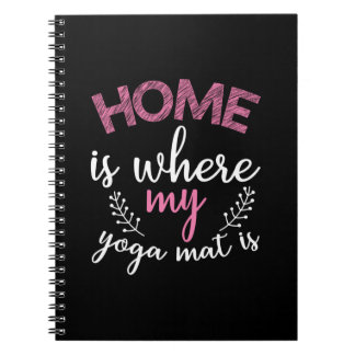 Caderno Espiral Yoga Lover | Casa Onde Minha Matriz De Yoga