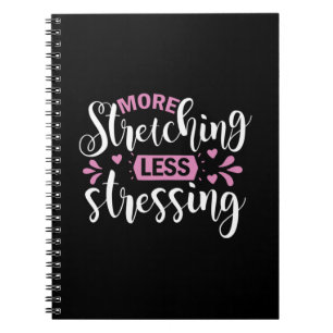 Caderno Espiral Yoga Lover Mais Estresse Menos Estresse