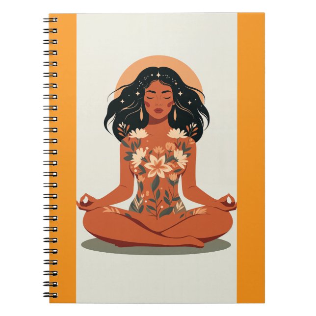 Caderno Espiral yoga natural (Frente)
