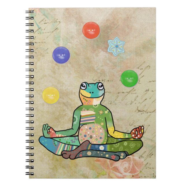 Caderno Espiral yogafrosch (Frente)