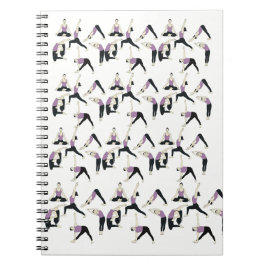 Caderno Espiral Yogaposen Notizbuch – für Ideen in Bewegung