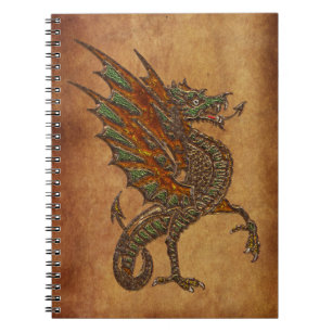 Caderno Espiral Yold Medieval Dragon Design