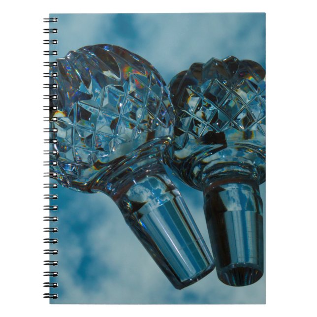 Caderno Espiral Yonder to Crystal Blue Skies (Frente)