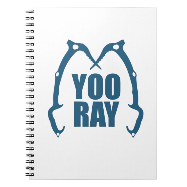 Caderno Espiral Yoo Ray (Ouray) Subindo Gelo (Frente)