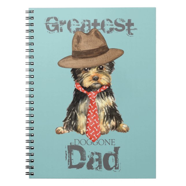 Caderno Espiral Yorkie Dad (Frente)