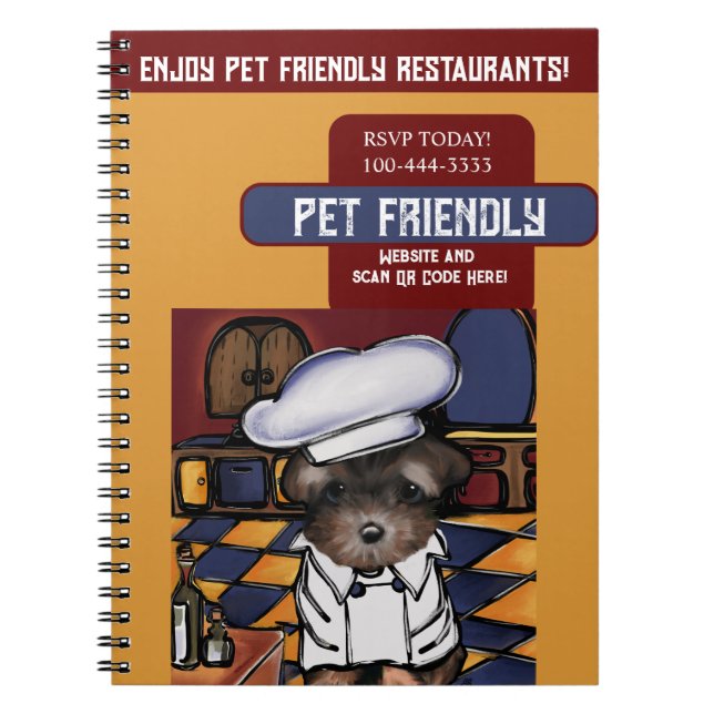 Caderno Espiral Yorkie Poo (Frente)