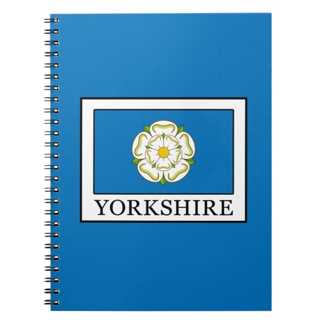 Caderno Espiral Yorkshire County Inglaterra (Frente)
