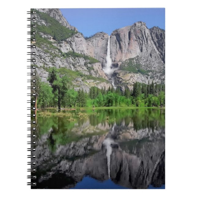 Caderno Espiral Yosemite Cai Reflexão (Frente)