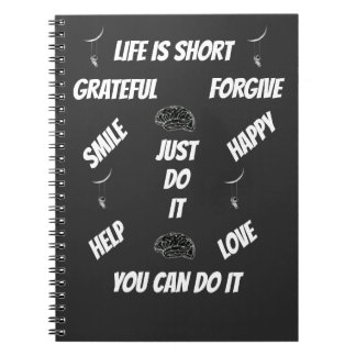 CADERNO ESPIRAL YOU CAN DO IT