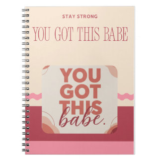 Caderno Espiral You got this babe for your Love