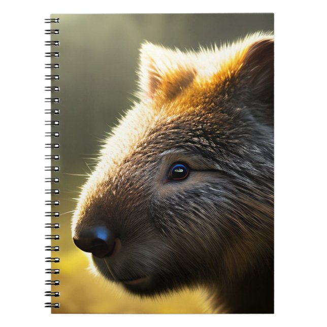 Caderno Espiral Young Australian Wombat, notebook (Frente)