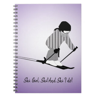 Caderno Espiral Young Girl Skier