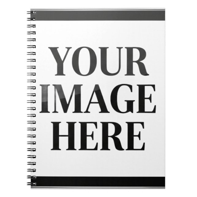 Caderno Espiral Your Custom Memory - Personalized Photo Placeholde (Frente)