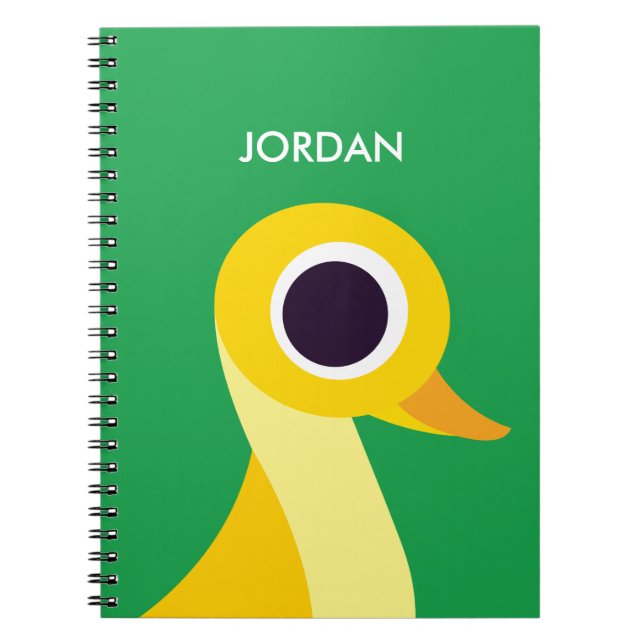 Caderno Espiral Zander o pato (Frente)