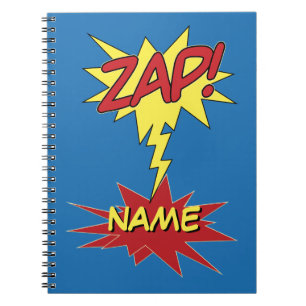 Caderno Espiral ZAP! notebook personalizado