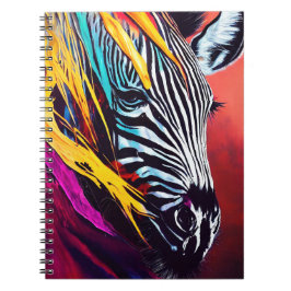 Caderno Espiral Zebra Animal Discovery Adventure Planet Nature
