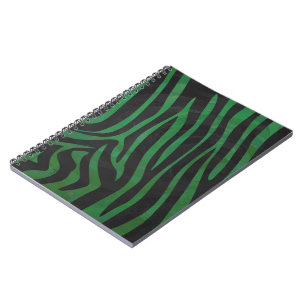 Caderno Espiral Zebra Black e Green Impressão