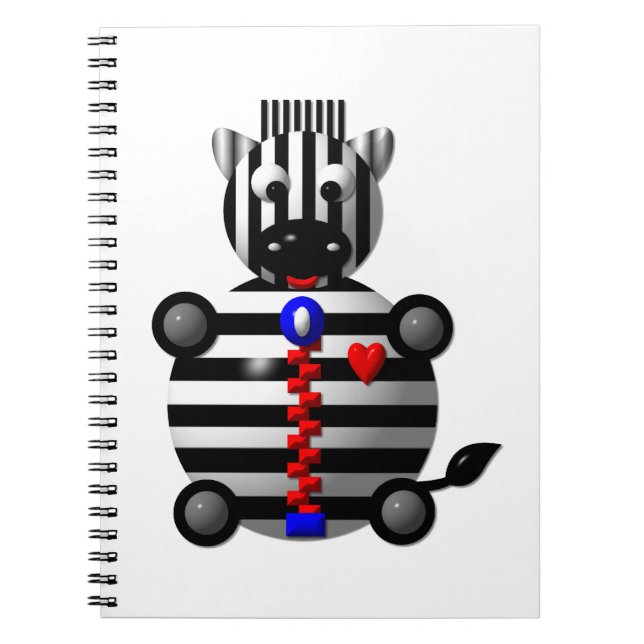 Caderno Espiral Zebra com Zíper (Frente)