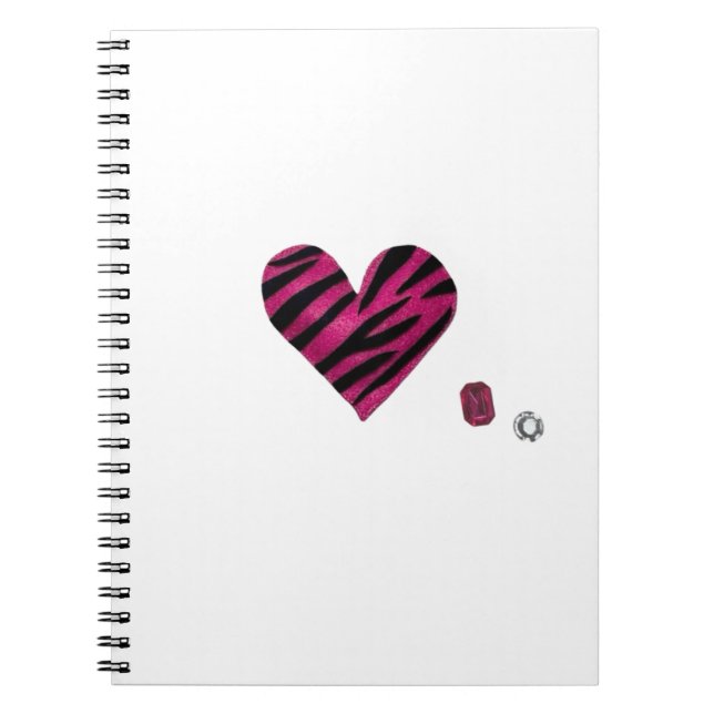Caderno Espiral Zebra-heart (Frente)