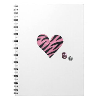 Caderno Espiral Zebra-heart