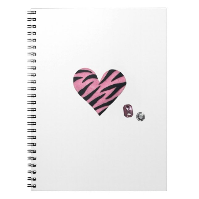 Caderno Espiral Zebra-heart (Frente)