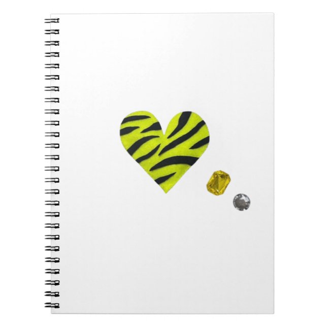 Caderno Espiral Zebra-heart (Frente)