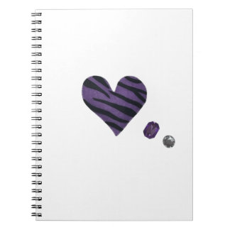 Caderno Espiral Zebra-heart