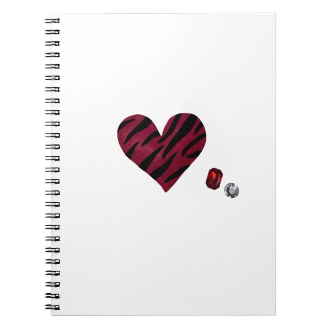 Caderno Espiral Zebra-heart (Frente)