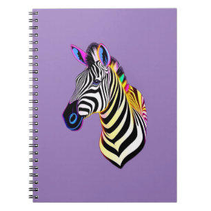 Caderno Espiral Zebra Neon Brilhante