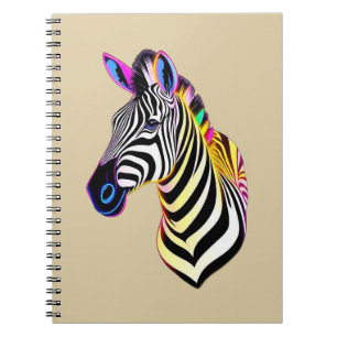 Caderno Espiral Zebra Neon Brilhante
