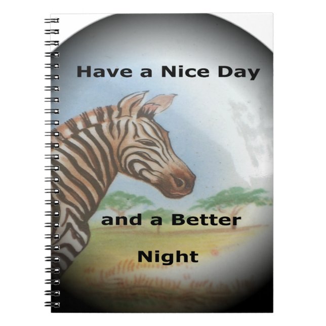 Caderno Espiral Zebra Portrait, Amboseli: O Espírito do Savann (Frente)