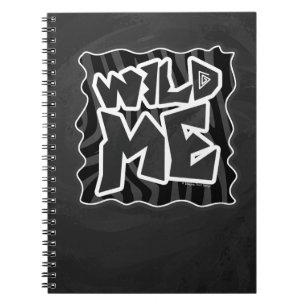 Caderno Espiral Zebra Selvagem preto e cinza