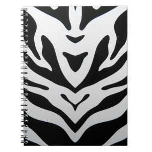 CADERNO ESPIRAL ZEBRA STRIPES ABSTRATO