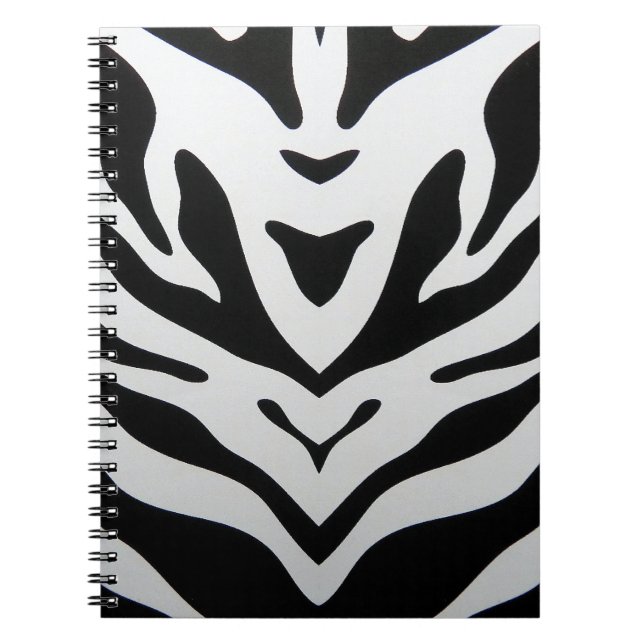 CADERNO ESPIRAL ZEBRA STRIPES ABSTRATO (Frente)