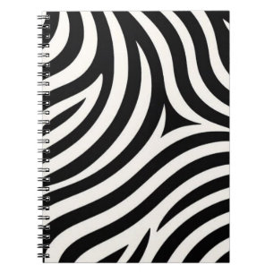 Caderno Espiral Zebra Stripes Moderno Impressão