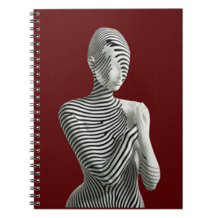 Caderno Espiral Zebra Woman