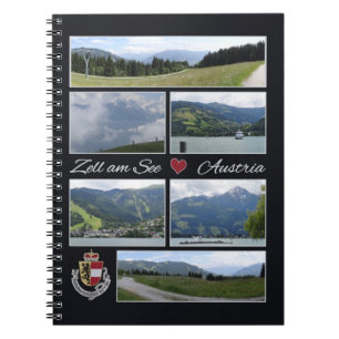 Caderno Espiral Zell am See, notebook Áustria