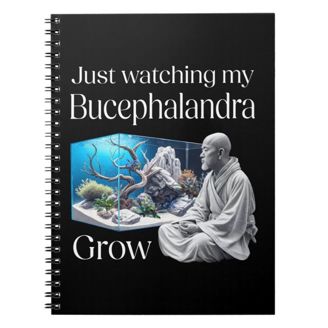 Caderno Espiral Zen and Bucephalandra – The Art of Aquascaping (Frente)