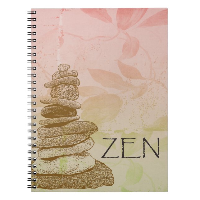 Caderno Espiral Zen Cairn (Frente)