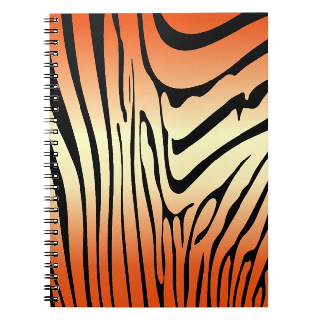 Caderno Espiral Zesty Zebra Orange (Frente)