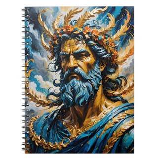 Caderno Espiral Zeus Júpiter - Deus Grego Antigo