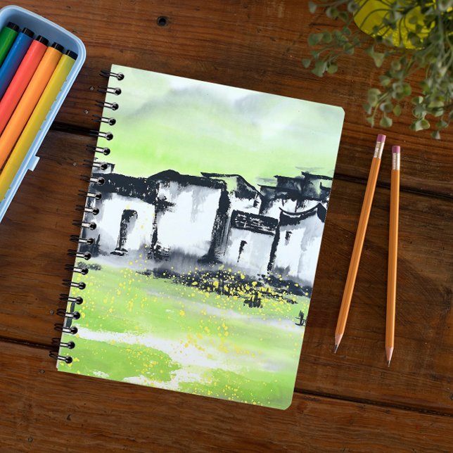 Caderno Espiral Zhongguo Cun - Vila Chinesa (Criador carregado)