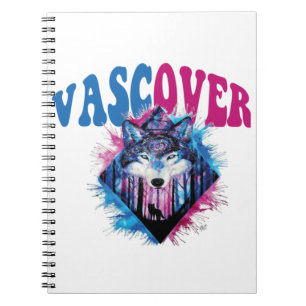 Caderno Espiral Zidika vascover wolf Essential