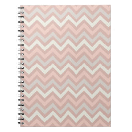 Caderno Espiral Zig Zag Stripes Desenhar Em Calm Watercolor
