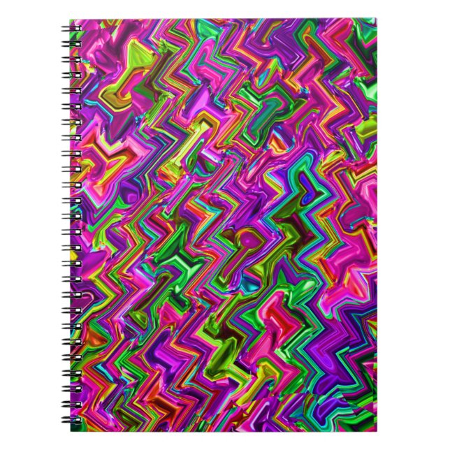 Caderno Espiral Zigzag Colorida nº 2 - (Frente)