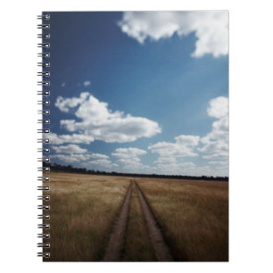 Caderno Espiral Zimbábue, Vista da estrada perto da pista de pouso